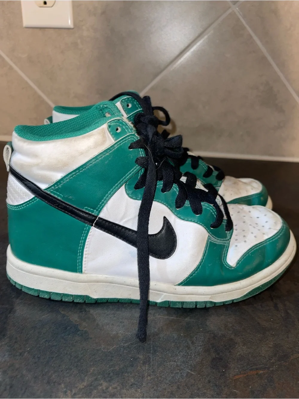 Nike Dunk High 'Celtics' Sneaker Shoes Kids